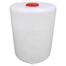 Cylindrisk beholder med skruelåg