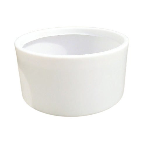 Cylindrisk beholder med løst låg