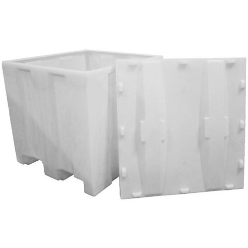 Firkantet pallekar 470L med låg