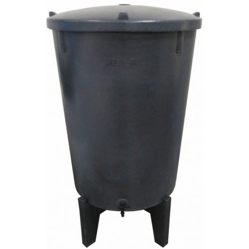 Robust regnvandsbeholder 400 liter i plast fra DRP – egnet til opsamling af regnvand i landbrug og industri